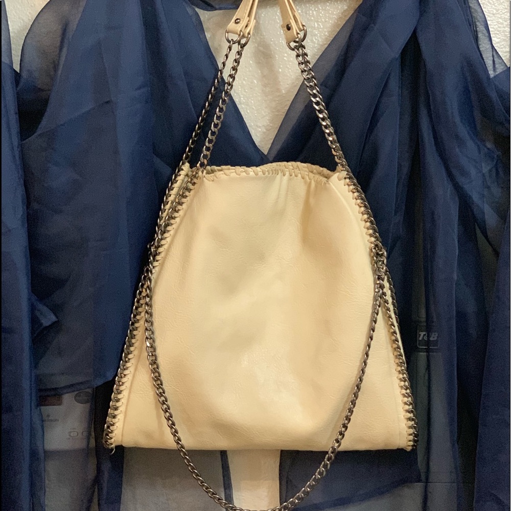 Cream Steve Madden purse